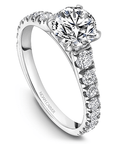 Crown Ring White gold Noam Carver Squared Modern Engagement Ring