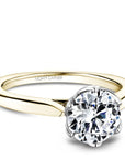 Crown Ring Noam Carver Squared Solitaire Engagement Ring
