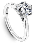 Crown Ring Platinum Noam Carver Squared Solitaire Engagement Ring