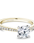 Crown Ring Noam Carver Tapered Pave Modern Engagement Ring
