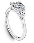 Crown Ring White gold Noam Carver Trinity Engagement Ring