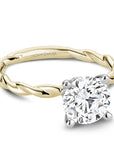 Crown Ring Noam Carver Twist Solitaire Engagement Ring