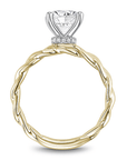 Crown Ring Noam Carver Twist Solitaire Engagement Ring