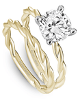 Crown Ring Noam Carver Twist Solitaire Engagement Ring