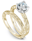 Crown Ring Noam Carver Vintage Engagement Ring