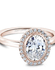 Crown Ring Rose gold Noam Carver Vintage Engagement Ring
