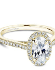 Crown Ring Noam Carver Vintage Halo Engagement Ring