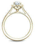 Crown Ring Noam Carver Vintage Halo Engagement Ring