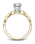 Crown Ring Noam Carver Vintage Solitaire Engagement Ring
