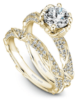 Crown Ring Noam Carver Vintage Solitaire Engagement Ring