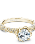 Crown Ring Noam Carver Vintage Solitaire Engagement Ring