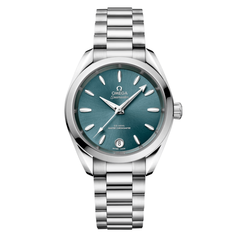 Omega aqua terra 38mm blue sale