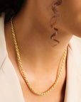 Rich Jewellery Jewellery - Necklace Rich 10K Yellow Gold 20" Rope Chain