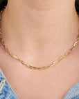 Rich Jewellery Jewellery - Necklace Rich 14K Yellow Gold Medium Paperclip Link 20" Chain