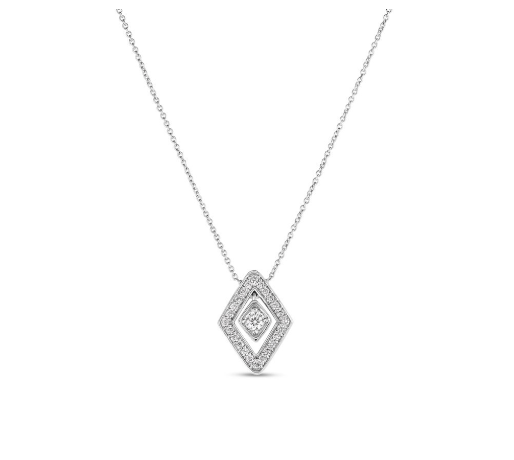 Roberto coin black sale diamond necklace