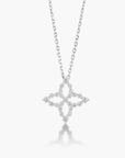 Roberto Coin Inc. Jewellery - Necklace Roberto Coin 18K White Gold Small Princess Diamond Outline Necklace