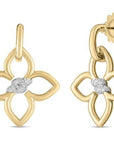 Roberto Coin Inc. Jewellery - Earrings - Drop Roberto Coin 18K Yellow Gold 0.15ctw Diamond Cialoma Drop Earrings