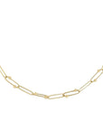 Roberto Coin Inc. Jewellery - Necklace Roberto Coin 18K Yellow Gold 18 inch Beaded Paperclip Link Chain