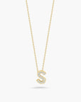 Roberto Coin Inc. Jewellery - Necklace Roberto Coin 18K Yellow Gold Diamond Love Letter S Necklace