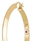 Roberto Coin Inc. Jewellery - Earrings - Hoop Roberto Coin 18K Yellow Gold Knife Edge Hoop Earrings