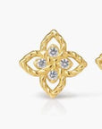 Roberto Coin Inc. Jewellery - Earrings - Stud Roberto Coin 18K Yellow Gold Mini Venetian Princess Diamond Studs