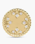 Roberto Coin Inc. Jewellery - Earrings - Stud Roberto Coin 18K Yellow Gold Small Venetian Medallion Diamond Stud Earrings