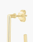 Roberto Coin Inc. Jewellery - Earrings - Hoop Roberto Coin 18K Yellow Gold Square Hoop Earrings