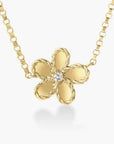 Roberto Coin Inc. Jewellery - Necklace Roberto Coin 18K Yellow Gold Tiny Jasmine Flower Necklace
