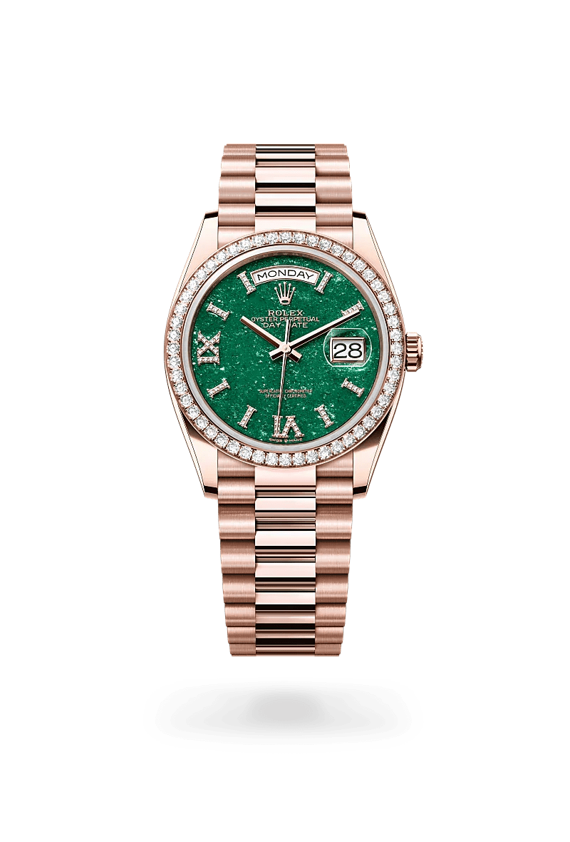 Rolex Day Date in 18 ct Everose gold M128345RBR 0068