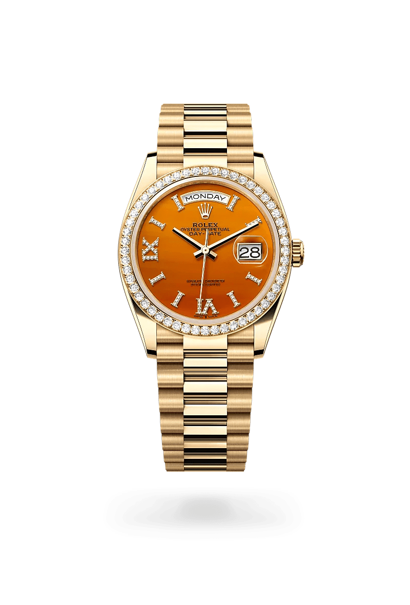 Rolex Day Date in 18 ct yellow gold M128348RBR 0049