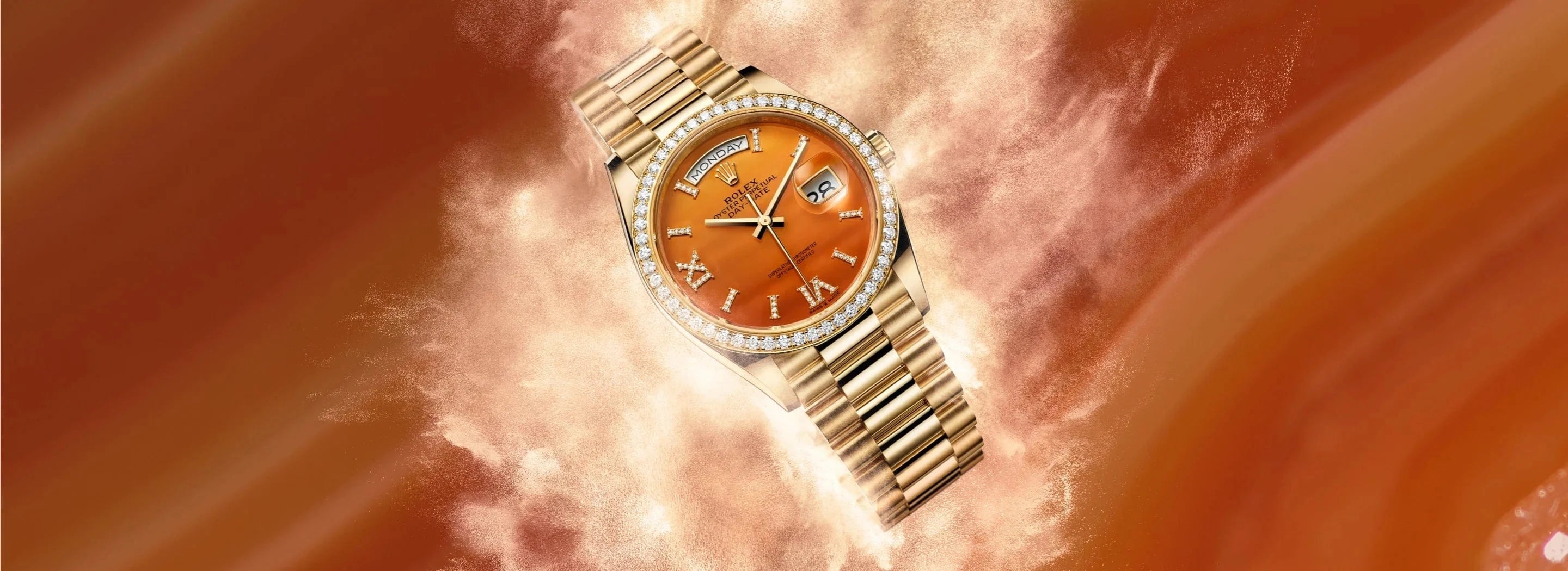 rolex day-date watches - touch of gold