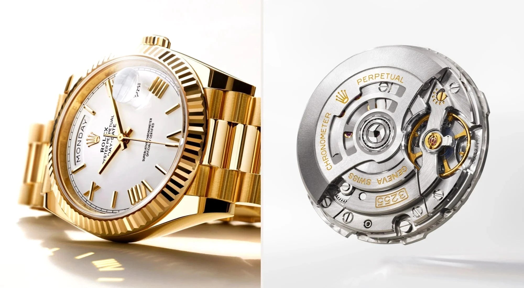 rolex day-date watches - touch of gold