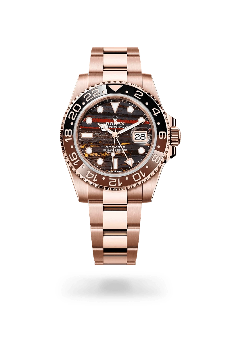 Rolex GMT-Master II in 18 ct Everose gold, M126715CHNR-0002