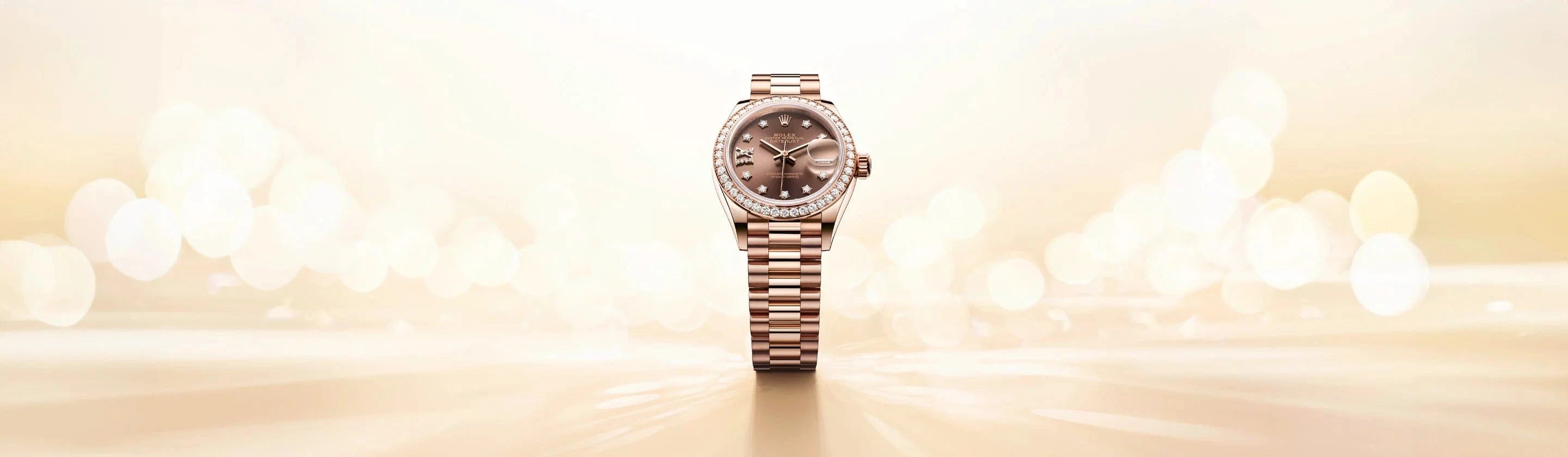 rolex lady-datejust watches - touch of gold