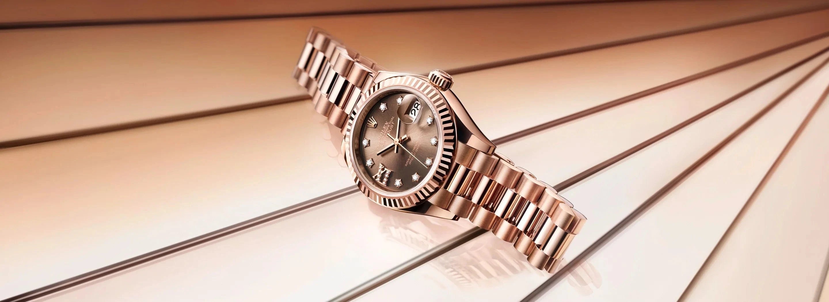 rolex lady-datejust watches - touch of gold