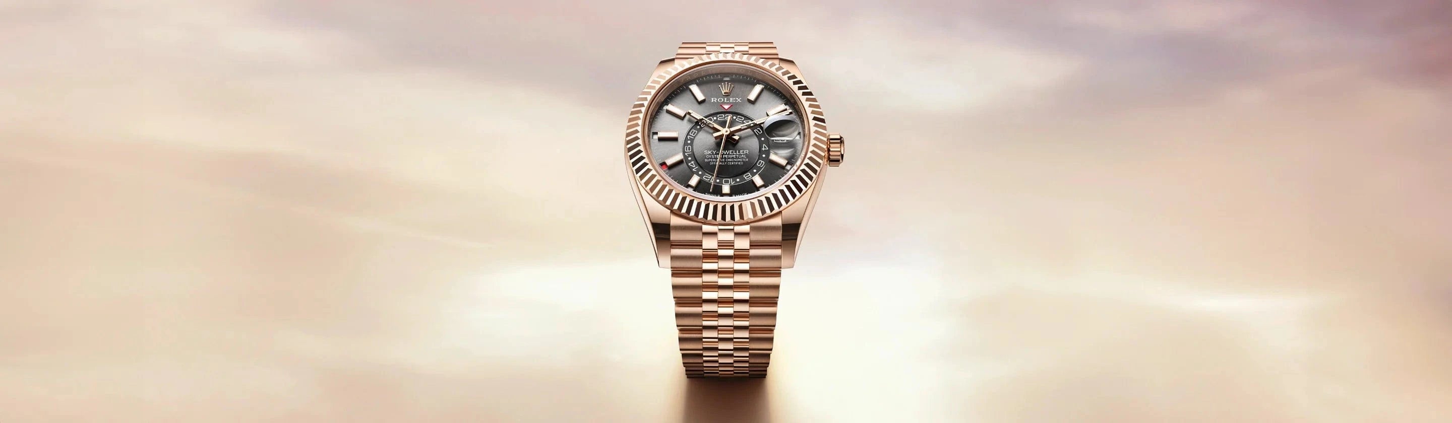 rolex sky-dweller watches - touch of gold