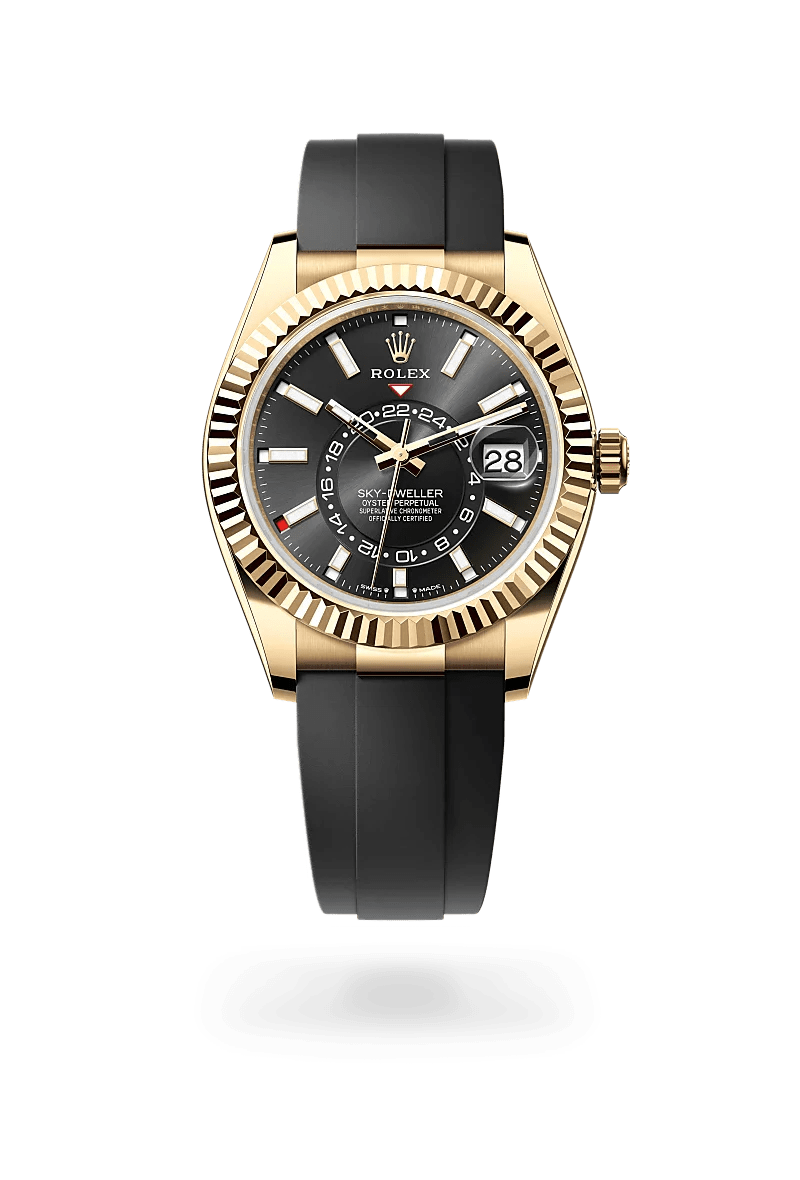 Sky dweller oystersteel and yellow gold sale