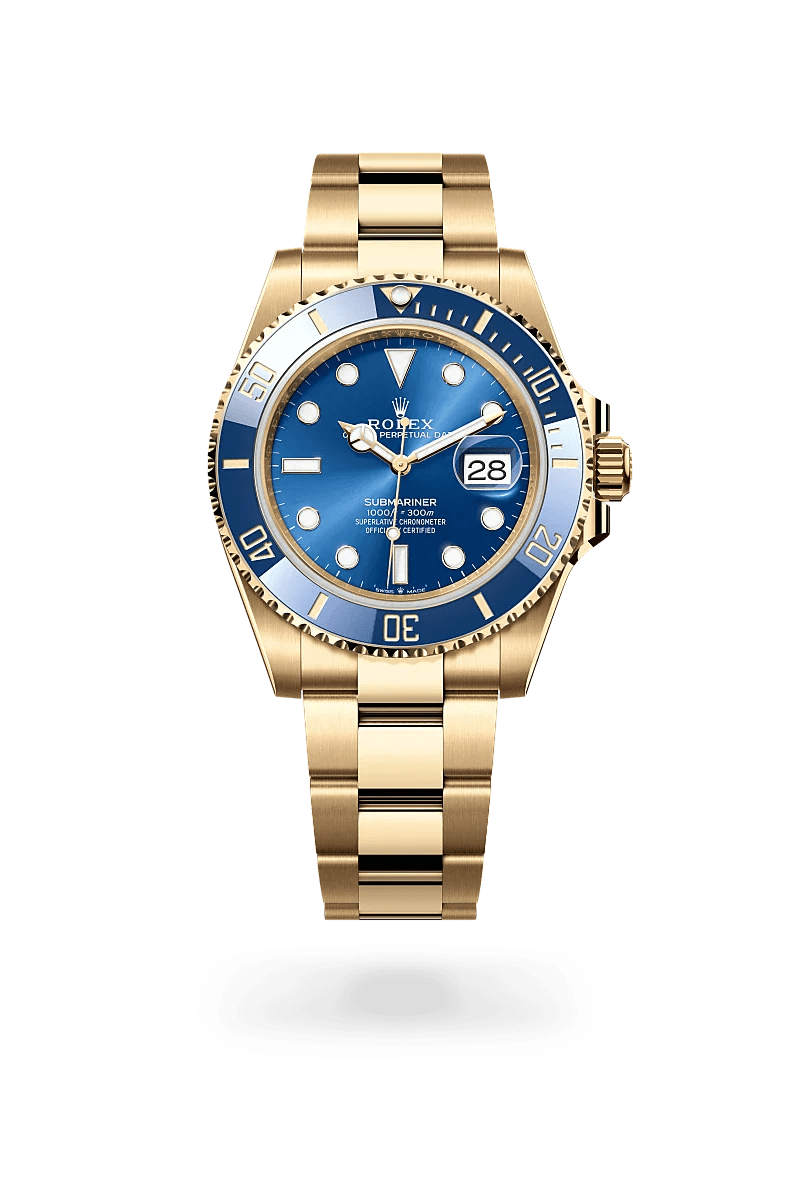 Rolex Submariner in 18 ct yellow gold M126618LB 0002