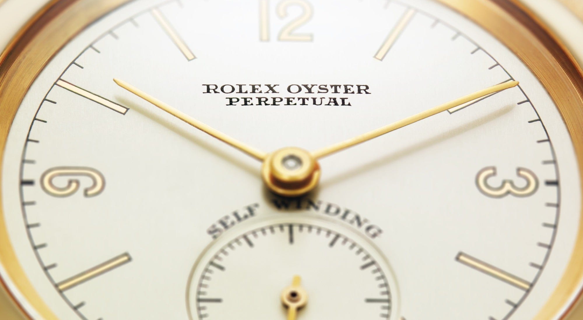 rolex watchmaking know-how - touch of gold
