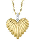 Shy Creation Jewellery - Necklace Shy Creation 14K Heart Necklace with Diamond Bail