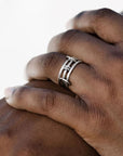 Spinelli Kilcollin Jewellery - Rings Spinelli Kilcollin Sterling Acacia Three Linked Ring Size 7.5