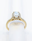 Touch of Gold Diamonds Jewellery - Engagement Ring Touch of Gold 14K Yellow Gold 0.96ct Oval Halo Diamond Ring