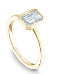 Touch of Gold Diamonds Jewellery - Engagement Ring Touch of Gold 14kt Yellow Gold 1.21ct Radiant Bezel Set Diamond Engagement Ring