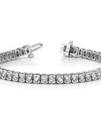 Touch of Gold Jewellery - Bracelet Touch of Gold 18K White Gold 6.76ct Diamond Bezel Tennis Bracelet