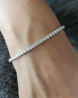 Touch of Gold Jewellery - Bracelet Touch of Gold 19K White Gold 3.77ctw Diamond Tennis Bracelet