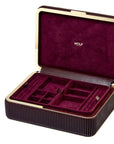 Wolf Designs Accessories - Jewellery Accessories Wolf Bella Bordeaux Medium Jewellery Box