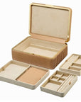 Wolf Designs Accessories - Leather goods Wolf Bella Medium Jewellery Box in Mocha