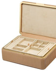 Wolf Designs Accessories - Leather goods Wolf Bella Medium Jewellery Box in Mocha