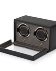 Wolf Designs Accessories - Watch Accessories WOLF Black Double Cub Winder with Cover