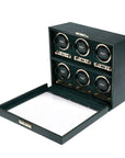 Wolf Designs Accessories - Watch Accessories Wolf British Racing Green 6 Piece Watch Winder